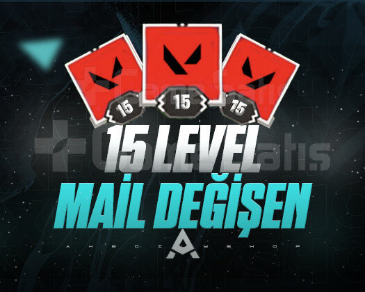 15 LEVEL - MAİL DEĞİŞEN - GARANTİLİ / +5000 SATIŞ