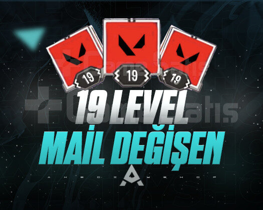 19 LEVEL - MAİL DEĞİŞEN - GARANTİLİ / +5000 SATIŞ