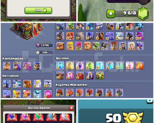 COC HER ŞEY MAX + MAX EKSİKSİZ | SİTENİN EN İYİSİ