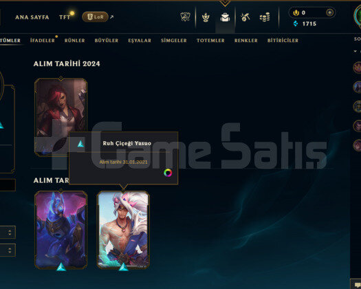 EUW 32 LEVEL HANDMADE MAİLLİ 3 SKİNLİ FRESH HESAP!