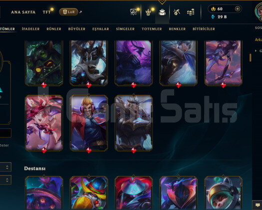 204 LEVEL / 224 SKİN / 157 HERO +MAİL +5000 SATIŞ