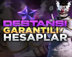 | ÖZEL STOK | DESTANSI GARANTİ RANDOM HESAP VİP++