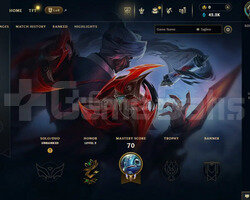 EUW ARAMLA KASILMIŞ ZED SKİNLİ 30 LVL UNRANKED EU