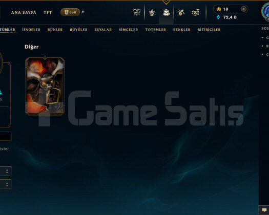 TR / 652 LEVEL /647 SKİN /FUL HERO +KARA ALİSTAR