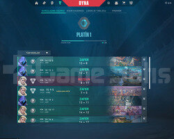Plat 1 Fresh Hesap yüksek mmr