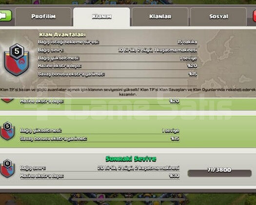 REQ N LEAVE 5 LVL BAĞIŞ KLANI AKTİF KLAN