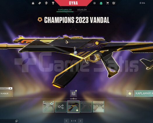 CHAMPIONS 2023 VANDALLI TERTEMİZ MAİNLİK ACC!