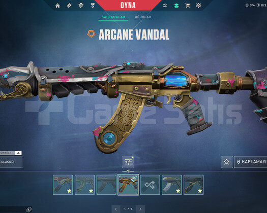 YENİ ARCANE VANDALLI 4 BIÇAK 5 VANDALLI ACC!!