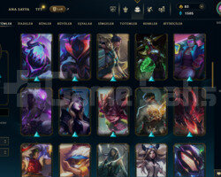 EUW 194 LEVEL HANDMADE MAİLLİ 58 SKİNLİ MAİLLİ!!!!