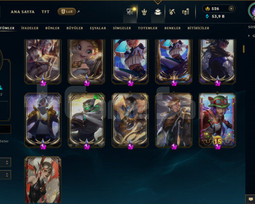 EUNE / 849 LEVEL / 888 SKİN / FUL HERO +MAİL