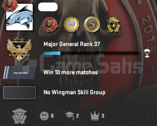FACEIT KAYITSIZ 5 MADALYALI CS PRIME RARE HESAP