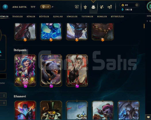 EUNE / 643 LEVEL / 532 SKİN / FUL HERO +MAİL