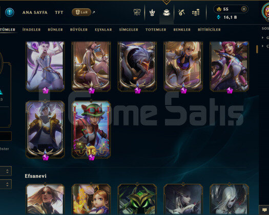 TR / 418 LEVEL / 789 SKİN / FUL HERO +MAİL