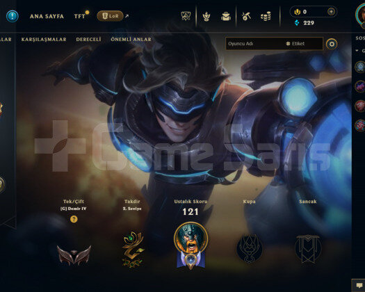 EUW 51 LEVEL HANDMADE MAİLLİ DEMİR FRESH HESAP!!!!
