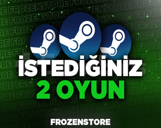 İSTEDİĞİNİZ 2 ADET OYUN + GARANTİ + DESTEK
