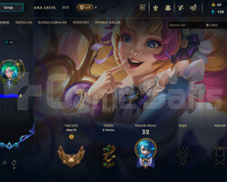 EUW P2-P3 MMR 14 SKİN +31/-17 HANDMADE ACC!!