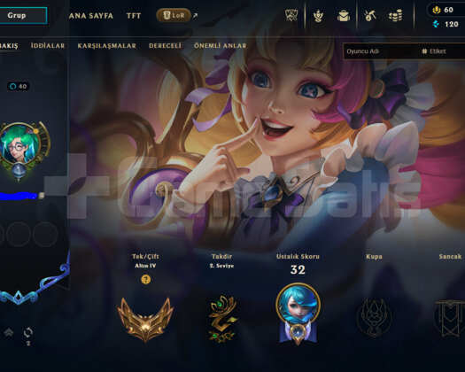 EUW P2-P3 MMR 14 SKİN +31/-17 HANDMADE ACC!!