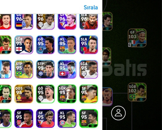 3133KG/TEK BAĞ/103 TOTTİ/102 CAFU