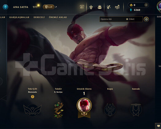 EUW Unranked | 1 Kostüm - 23 Hero | LoL Hesap