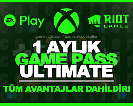 GAME PASS ULTIMATE - 1 AYLIK ABONELİK