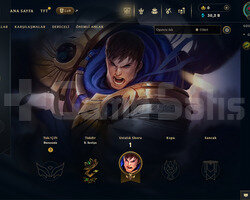 EUW Unranked | 1 Kostüm - 23 Hero | LoL Hesap