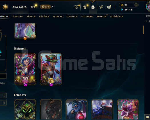 229 LEVEL / 117 SKİN / 124 HERO +MAİL +5000 SATIŞ