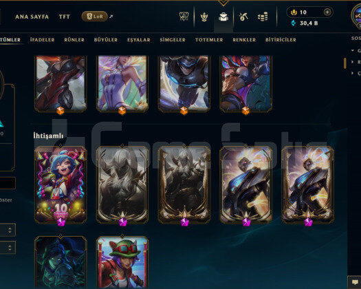 TR /245 LEVEL /255 SKİN /FUL HERO+MAİL+TEL ONAYSIZ