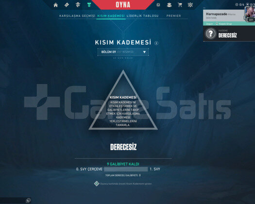 CHAMPİONS VANDALLI PEAK RANK YÜCE 3 TEMİZ HESAP