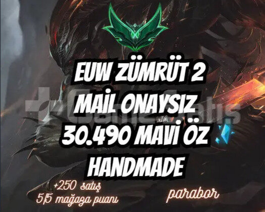 EUW ZÜMRÜT 2 I 30.490 M.Ö. I MAİL ONAYSIZ