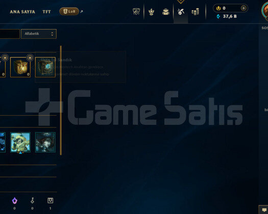 EUW PLAT 4 / 71 WR / 37K MAVİ ÖZ / TAKDİR 2