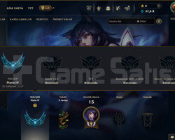 EUW PLAT 4 / 71 WR / 37K MAVİ ÖZ / TAKDİR 2