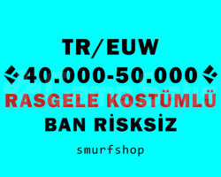 TR/EUW UNRANKED HESAP - 40K MAVİ ÖZ - BAN YOK