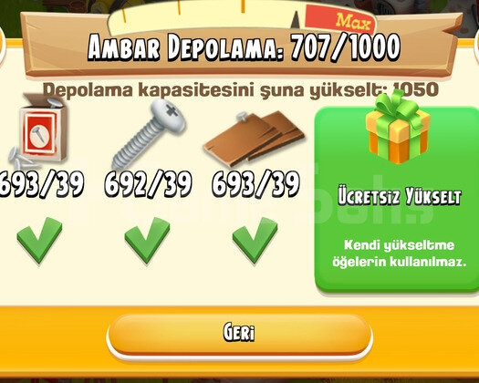 42+LVL 2100 AGİL 1000 AMBAR İÇİ AMBAR DOLU HESAP