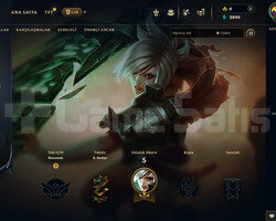 TR Unranked | 1 Kostüm - 30 Hero | LoL Hesap