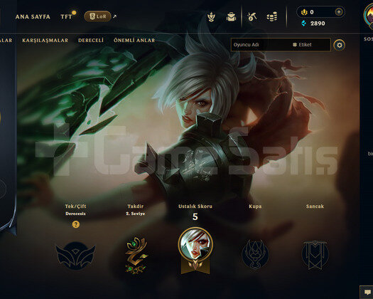 TR Unranked | 1 Kostüm - 30 Hero | LoL Hesap