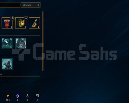 TR Unranked | 1 Kostüm - 32 Hero | LoL Hesap