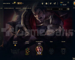 TR Unranked | 1 Kostüm - 32 Hero | LoL Hesap