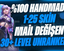 HANDMADE|1-25SKİN|MAIL DEGISEN|UNRANKED