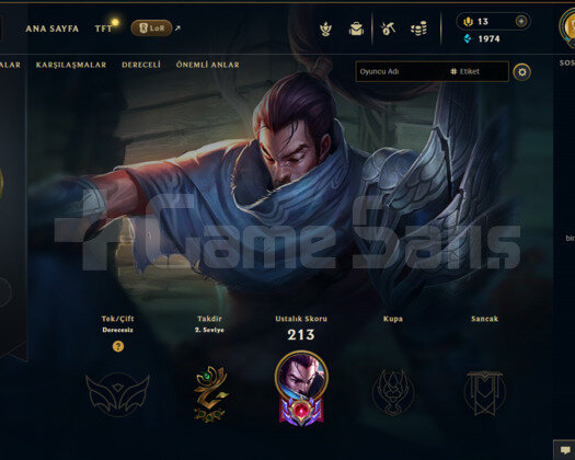34 LVL 54 Şampiyon 9 Kostüm Eski Hesap 2015