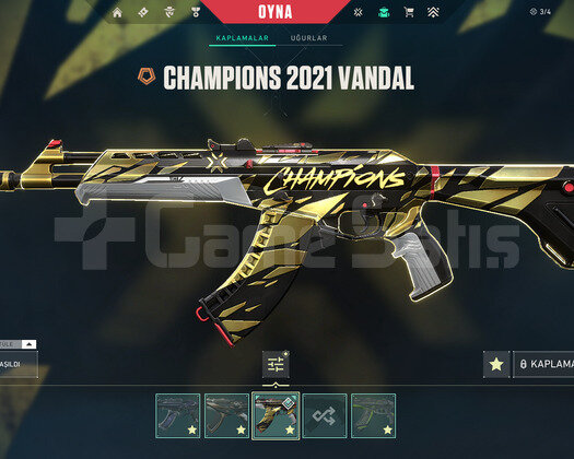 Champions 2021 vandallı 195 lol skinli hesap