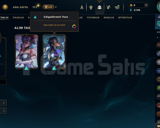 EUW 48 LEVEL HANDMADE MAİLLİ FRESH GANİMETLİ HESAP