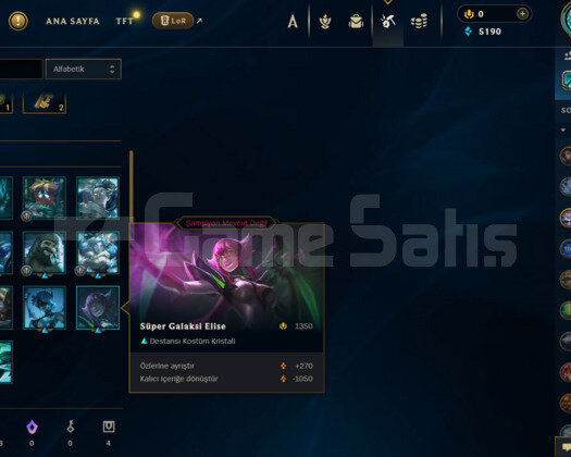EUW 48 LEVEL HANDMADE MAİLLİ FRESH GANİMETLİ HESAP