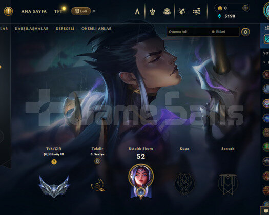 EUW 48 LEVEL HANDMADE MAİLLİ FRESH GANİMETLİ HESAP