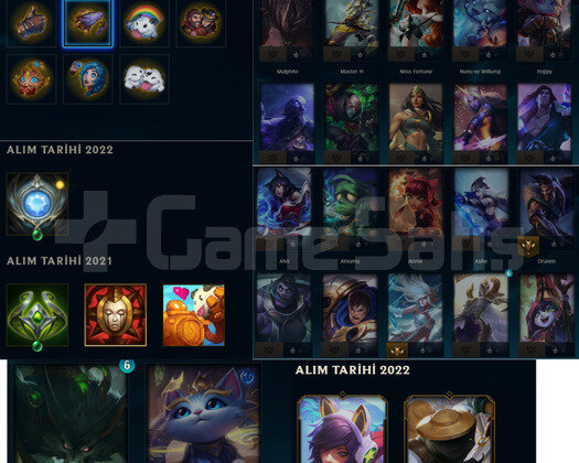 36 lvl 25k Mavi Öz 22 Hero 2 Skin Eski Hesap 2021