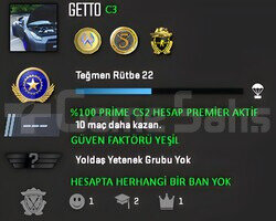 CS2 Prime | Premier Aktif | Yeşil Faktör + Garanti