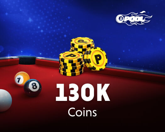 8 Ball Pool 130 K Coins