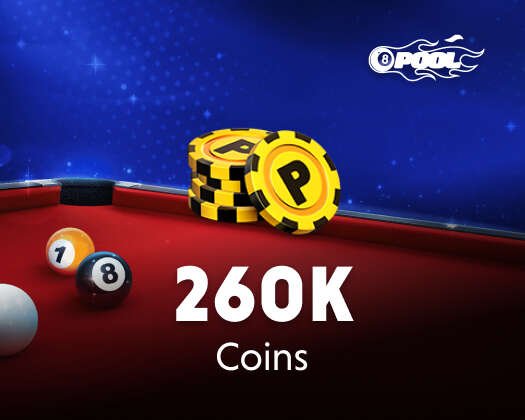 8 Ball Pool 260K Coins