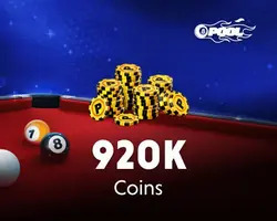 8 Ball Pool 920 K Coins