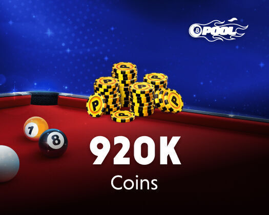 8 Ball Pool 920 K Coins