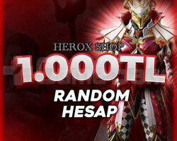 | 1000 TL | DOPDOLU HESAP GARANTİ BOŞ YOK RANDOM++
